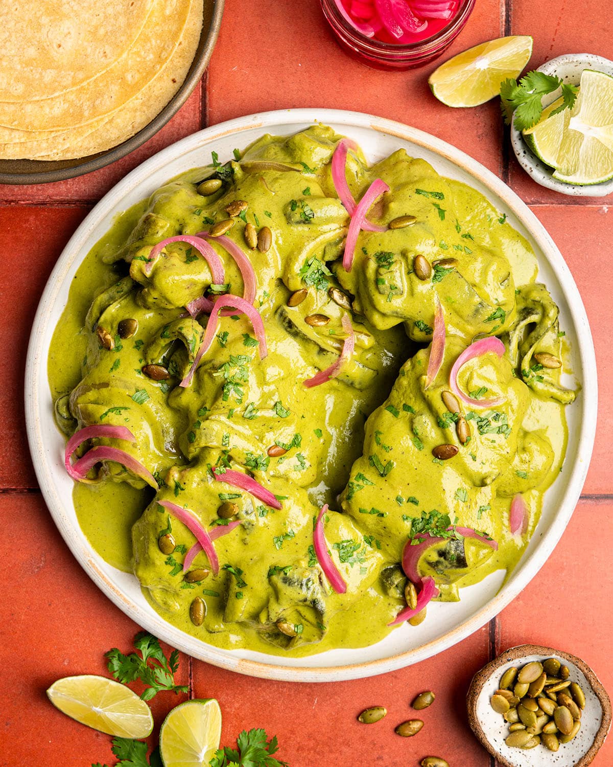 creamy poblano chicken