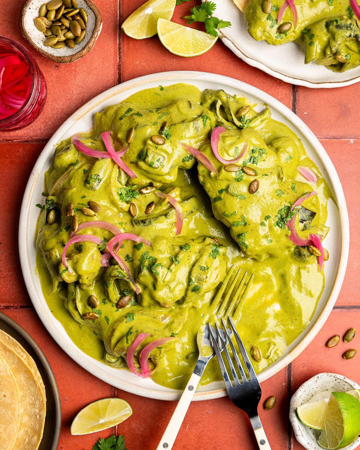 creamy poblano chicken