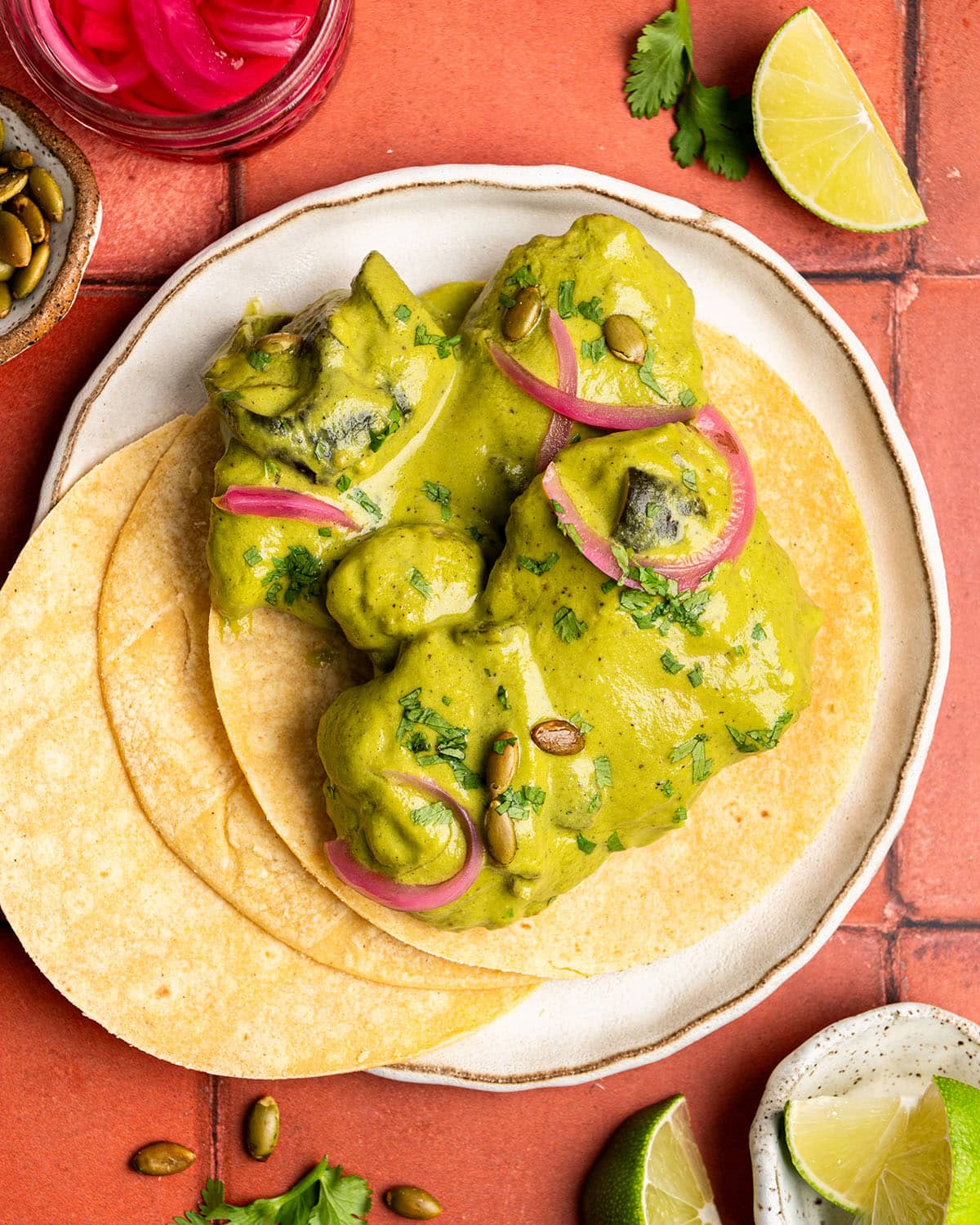 creamy poblano chicken