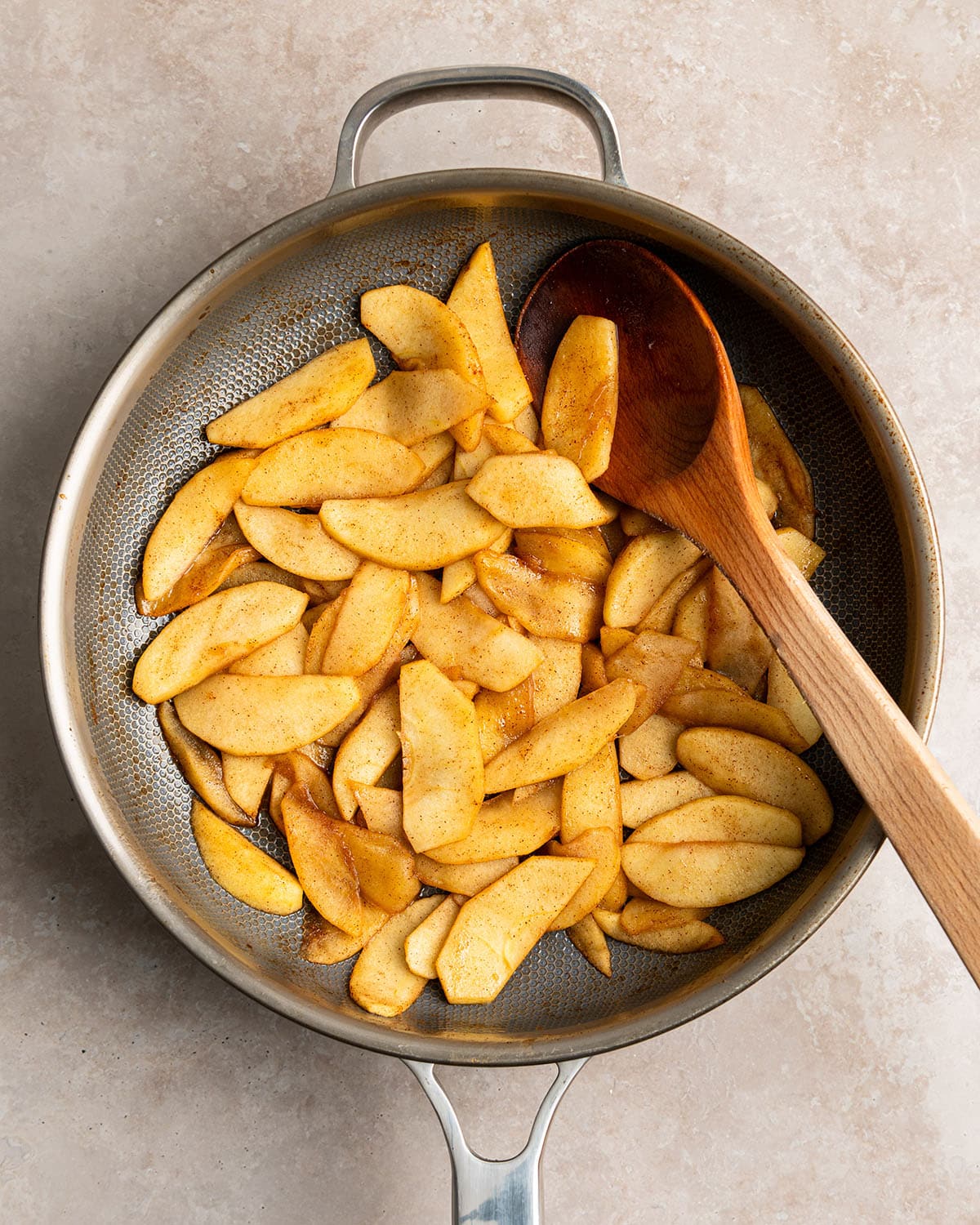 cooked apples